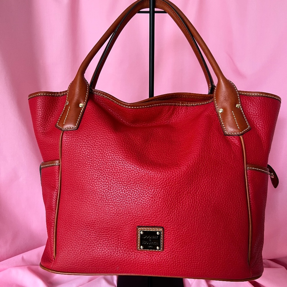 Large Red Dooney and Bourke purse